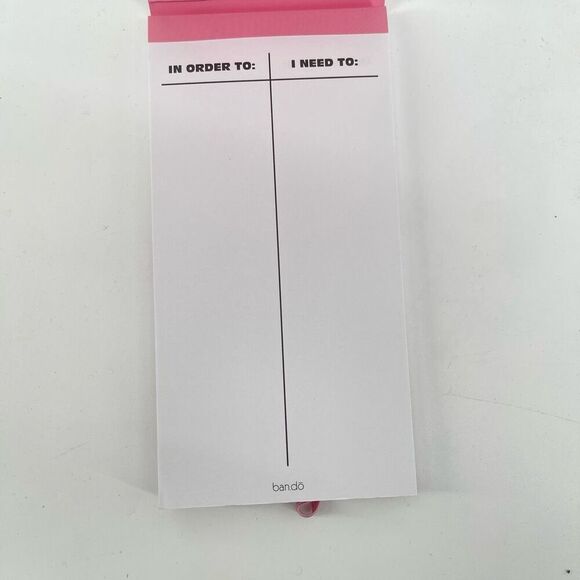 ban.do Good Intentions Goal & Habit Tracker Notepad – 80 Pages, Pink, NWT - Picture 9 of 12